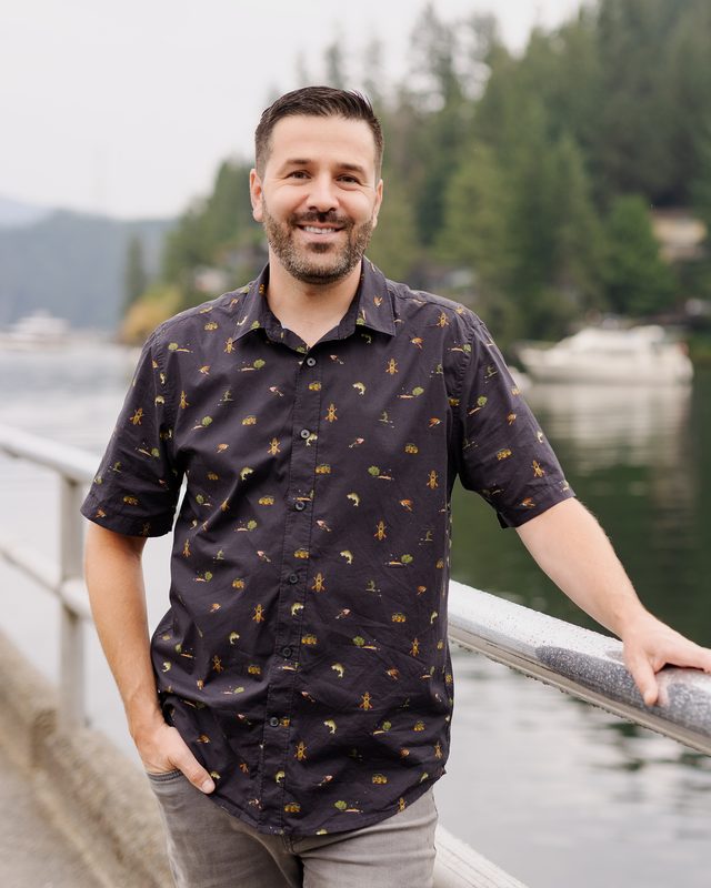 Jordan Cahill, CPA, at Deep Cove in North Vancouver