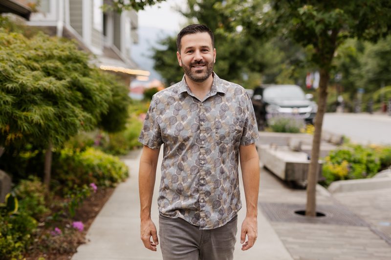 Jordan Cahill in North Vancouver